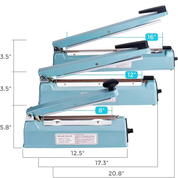 Impulse Heat Sealer Sealing Machine, 300mm Wide