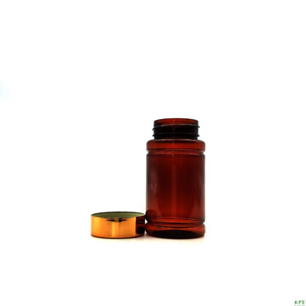 100ml Amber PET Bottle – Multipurpose Pill, Vitamin, and Medicine Storage Container