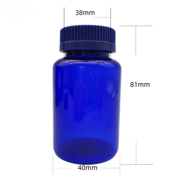 100ml PET Medicine Bottle with Child-Resistant Cap, Ideal for Pills, Tablets, and Capsules