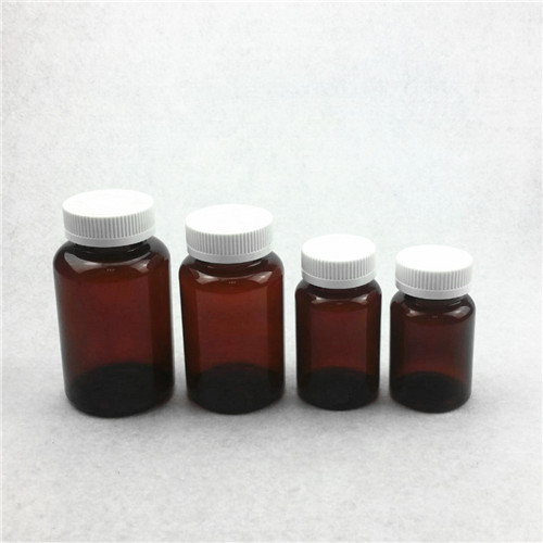 High-Quality PET Amber Plastic Pill Bottles – 120ml, 150ml, 250ml, 300ml | Pharmaceutical-Grade Capsule Storage Containers