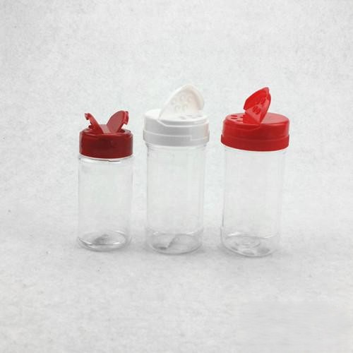 120ml Clear Food-Grade Plastic Spice Bottle with Shaker Lid – Ideal for Chili Powder, Pepper, Sauces, and Seasonings