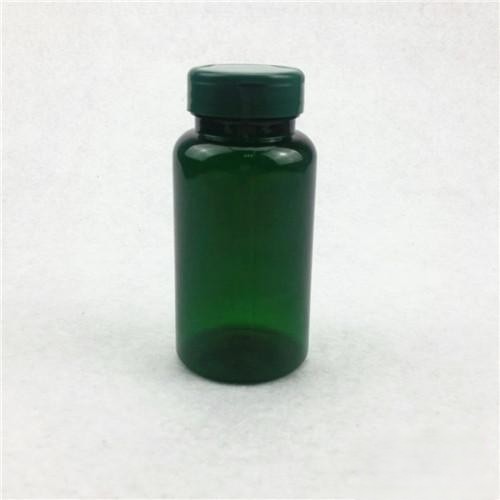 150ml Green PET Tall Pill Bottle with 38mm Wide Neck, Durable Plastic Container for Capsules, Tablets, and Supplements