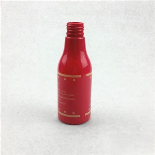 150ml Red PET Long-Neck Round Bottle – Durable, Lightweight, and Stylish Design