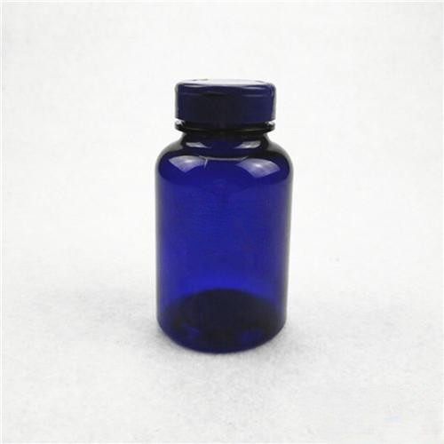 175ml Cobalt Blue PET Plastic Packer Bottle with 38mm Neck – Durable Medicine and Supplement Container