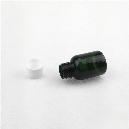 25ml Green Plastic PET Bottle with 18mm Neck – Ideal for Personal Care Products