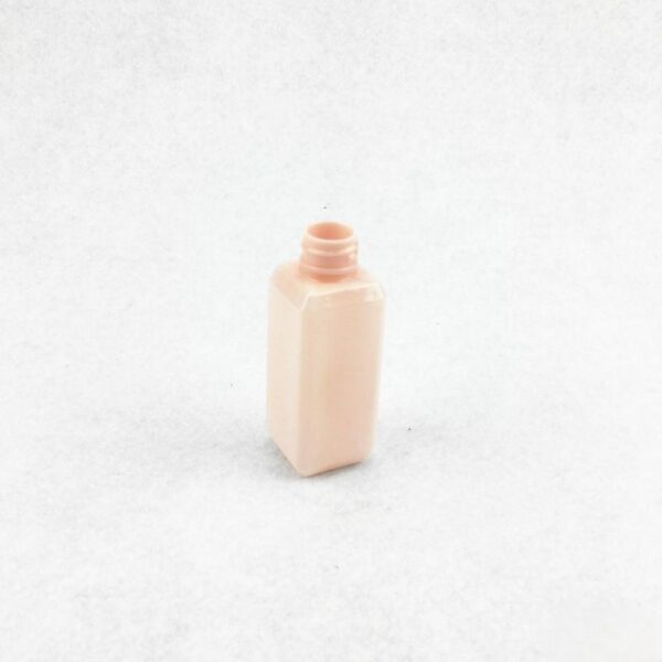 2oz/60ml PET Plastic Pink Square Bottle for Shampoo, Travel-Sized Personal Care Container