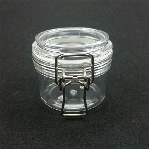 4oz/118ml Clear PET Plastic Jar with Sealed Lid – Transparent Honey Bottle, Durable and Lightweight Container