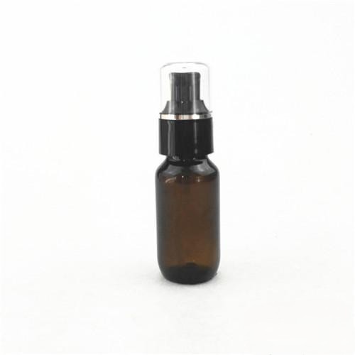 50ml Amber Plastic Essential Oil Bottle with Sprayer Pump for Lotions, Aromatherapy, and Skincare