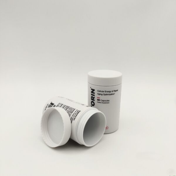 100ml Double-Layer HDPE Plastic Vitamin Bottle – High Quality Wide Mouth Medicine & Pill Container