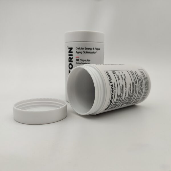 100ml Double-Layer HDPE Plastic Vitamin Bottle – High Quality Wide Mouth Medicine & Pill Container