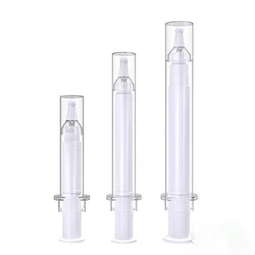 5ml / 10ml / 20ml PP Airless Syringe Bottle – Prefilled Cosmetic Skincare Tube for Water Light Needle Applications